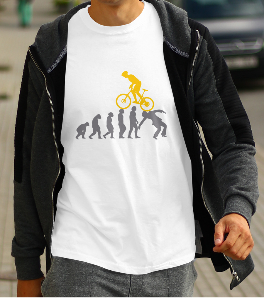MTB Evolution Of Mountain Biking Progression T-Shirt