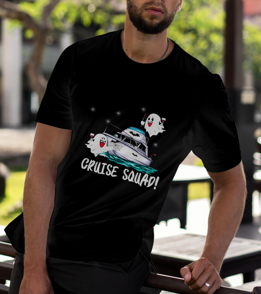 CRUISE SQUAD Ghosts Boat Halloween Party T-Shirt