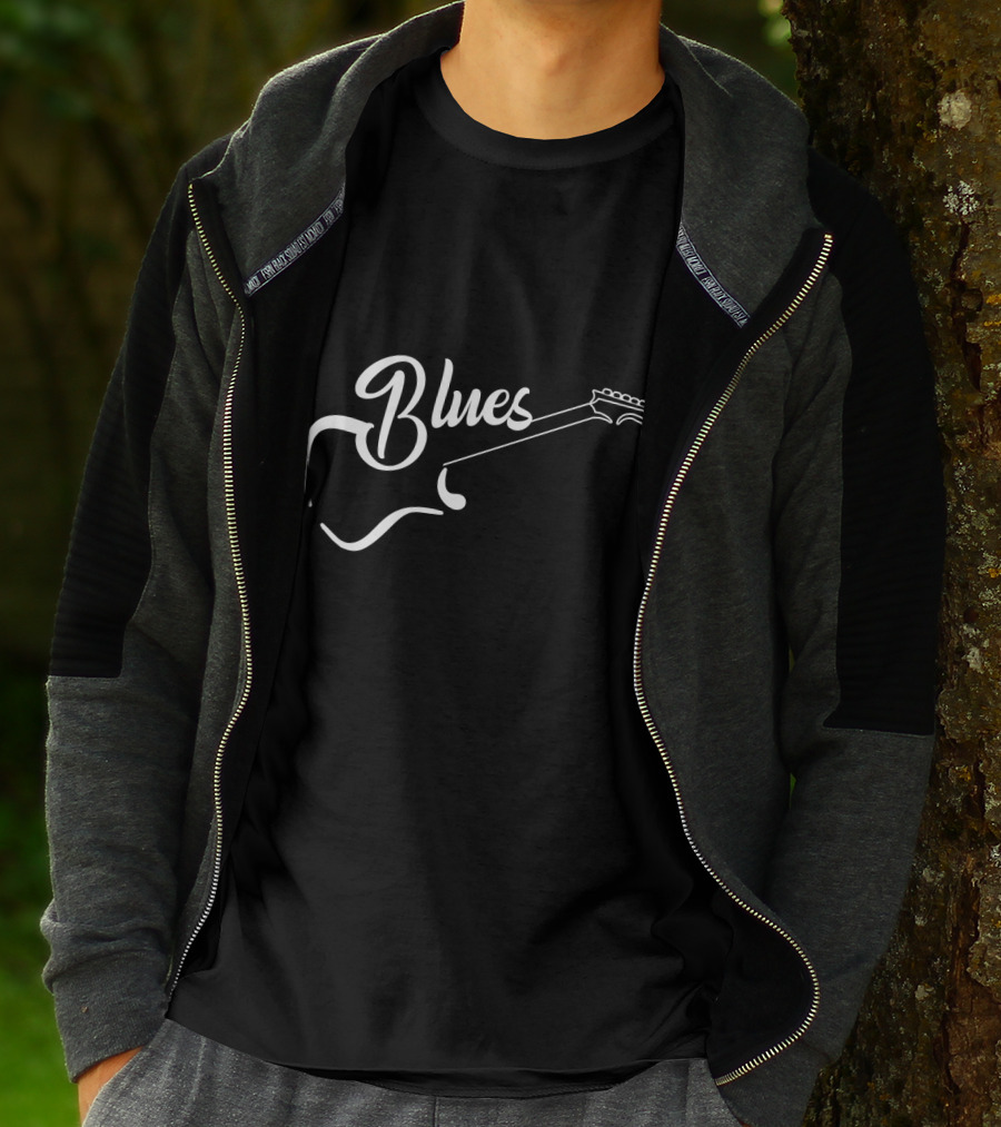 Blues Guitar Player T-Shirt