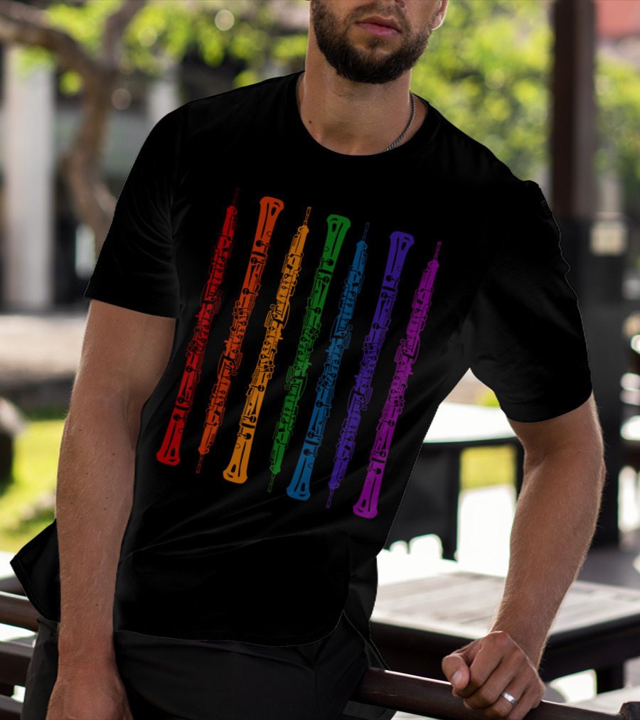 Clarinet Colorful Rainbow Smart Clarinet Player T-Shirt