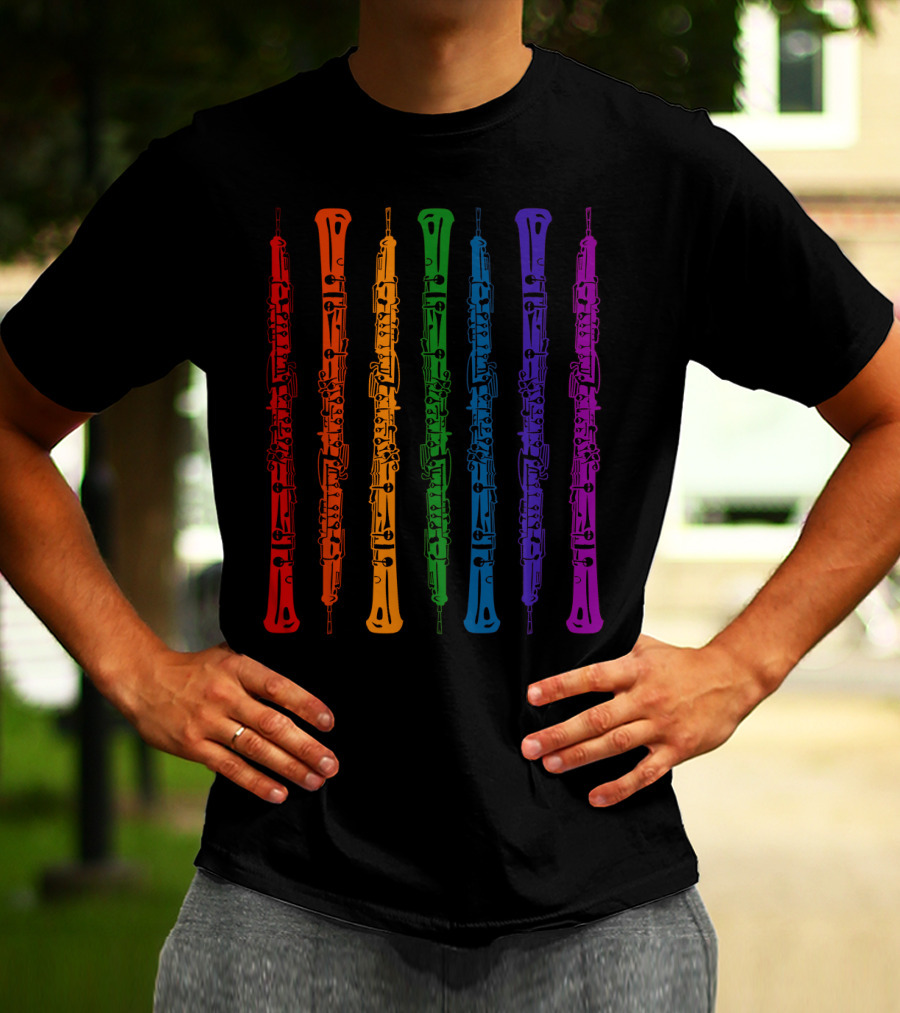 Clarinet Colorful Rainbow Smart Clarinet Player T-Shirt