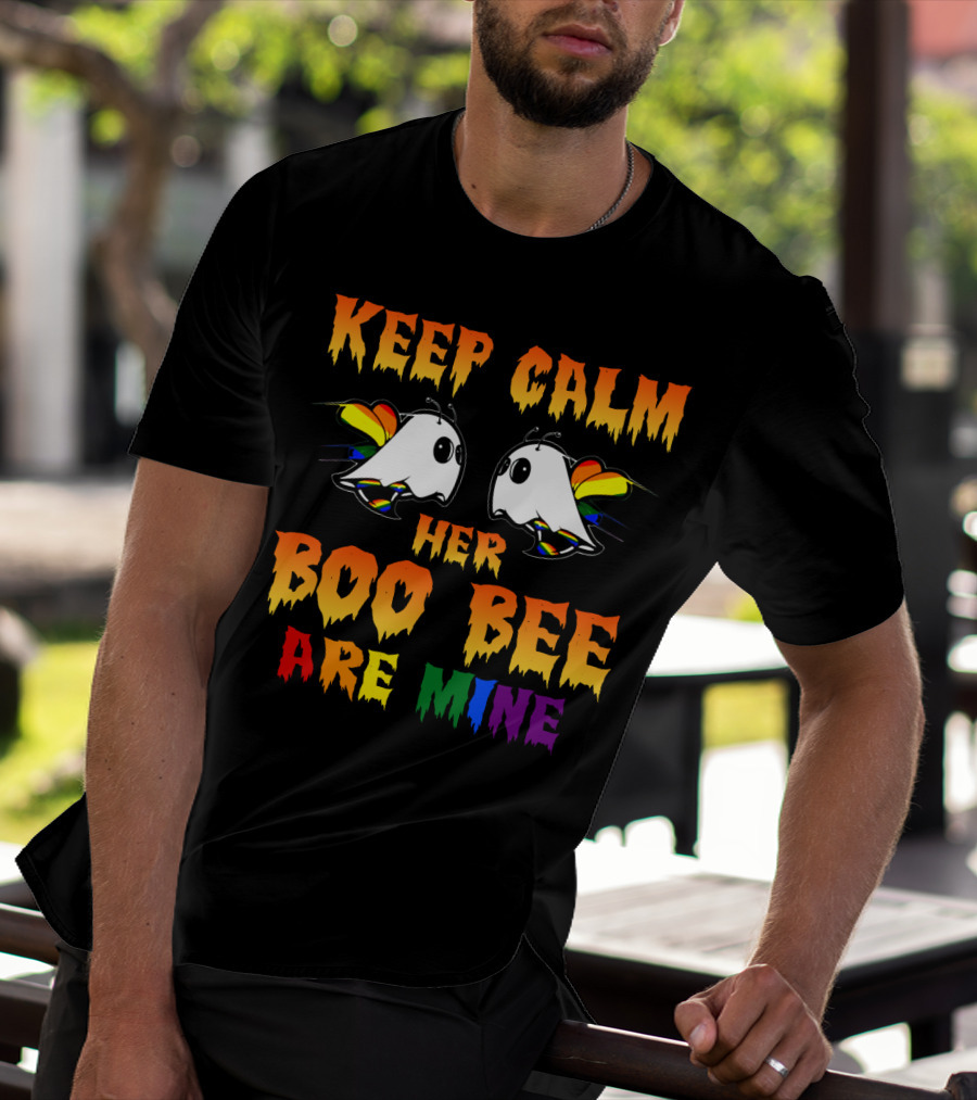 Keep Calm Her Boo Bee Are Mine T-Shirt