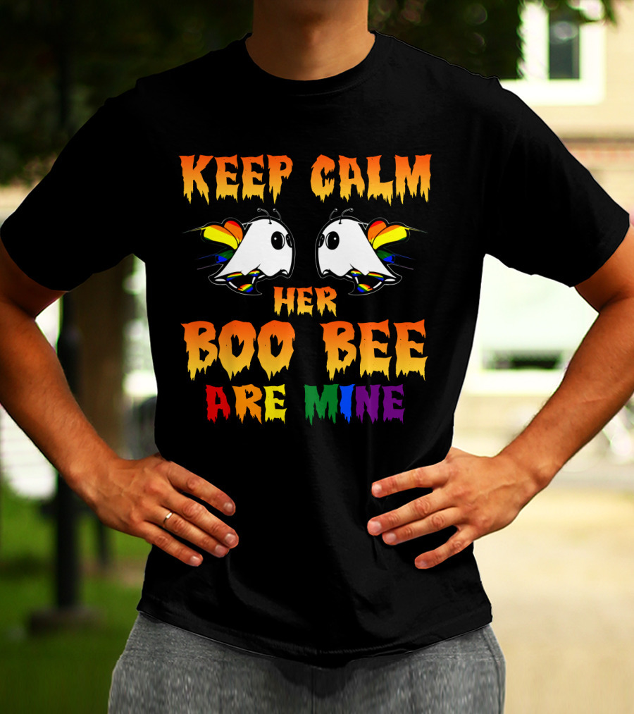 Keep Calm Her Boo Bee Are Mine T-Shirt