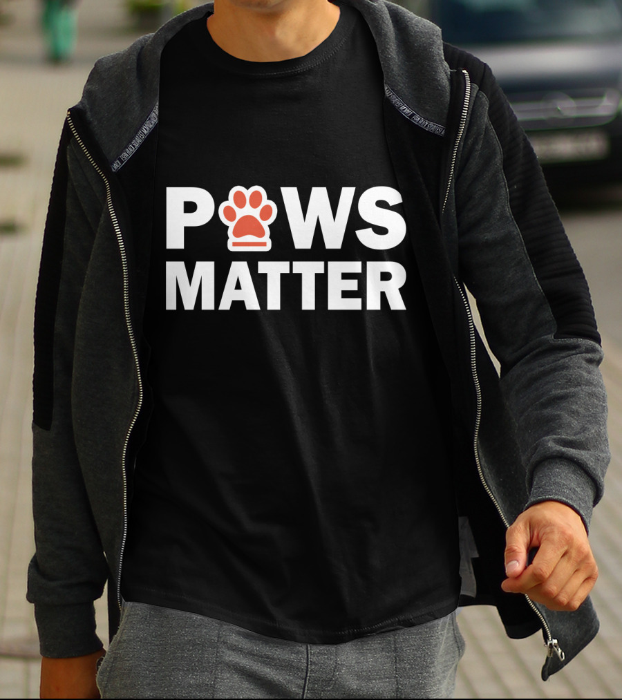Paws Matter Paw Prints T-Shirt