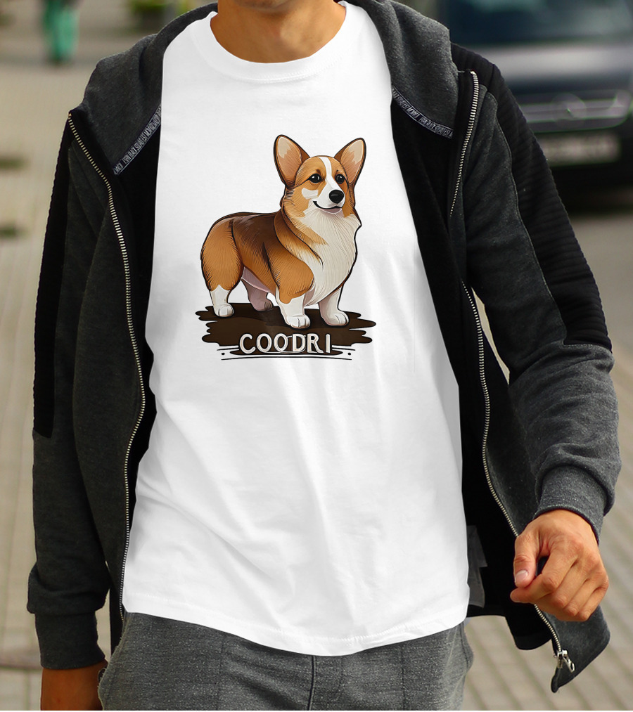 Coodrl Corgi Coodri Cute Dog T-Shirt