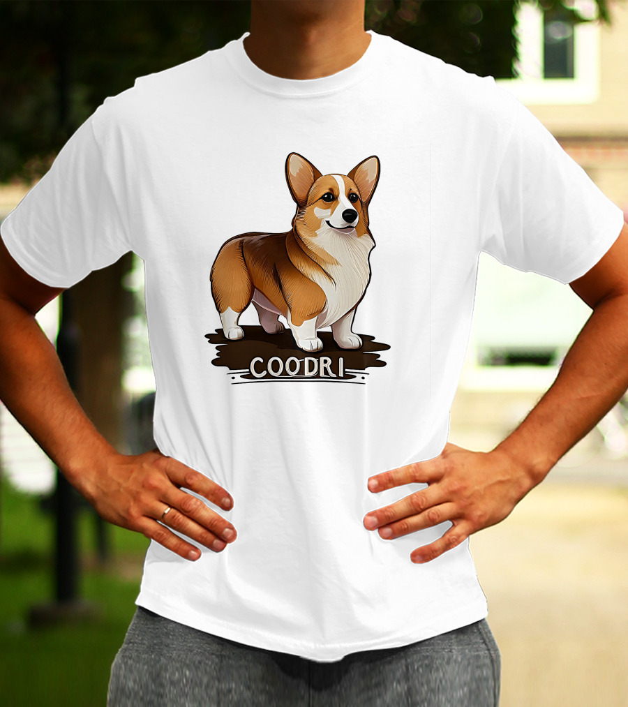 Coodrl Corgi Coodri Cute Dog T-Shirt