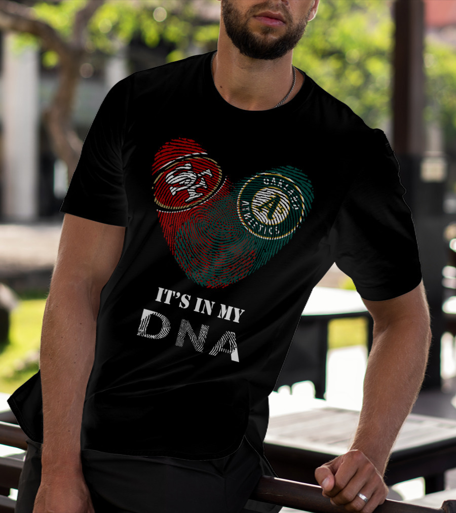 49Ers Athletics DNA Heartprint Fingerprint T-Shirt