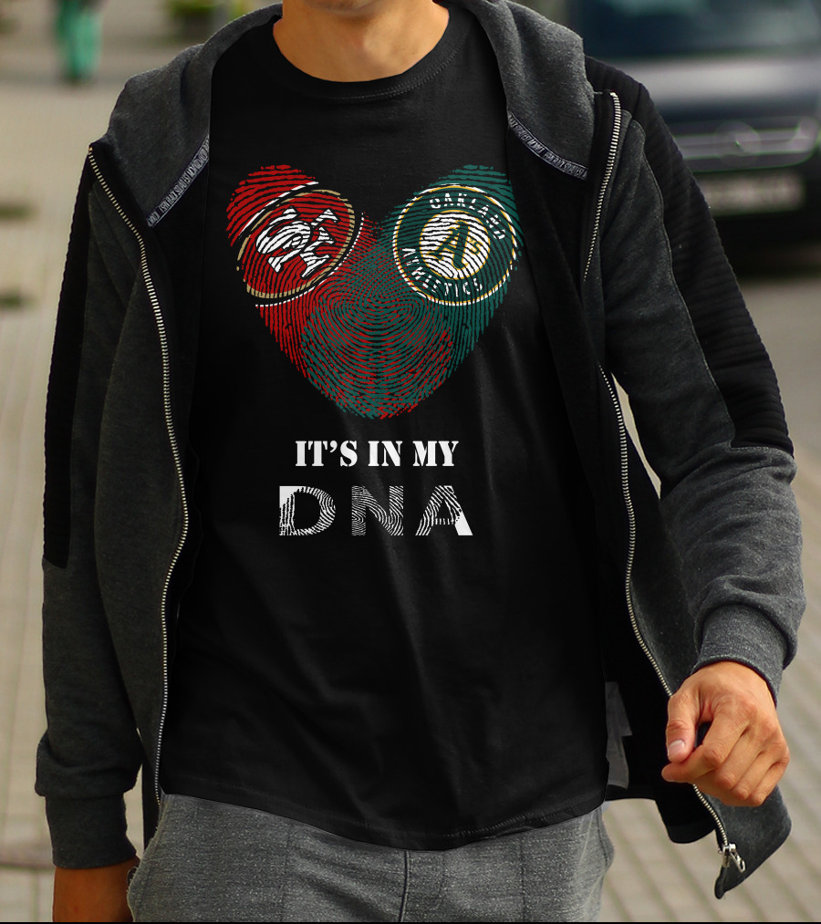 49Ers Athletics DNA Heartprint Fingerprint T-Shirt