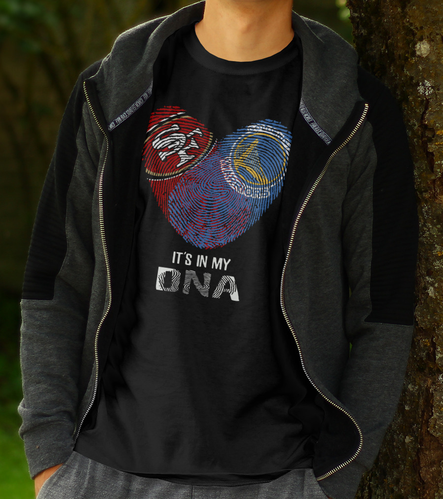 49ers Golden State Warriors It's In My DNA T-Shirt