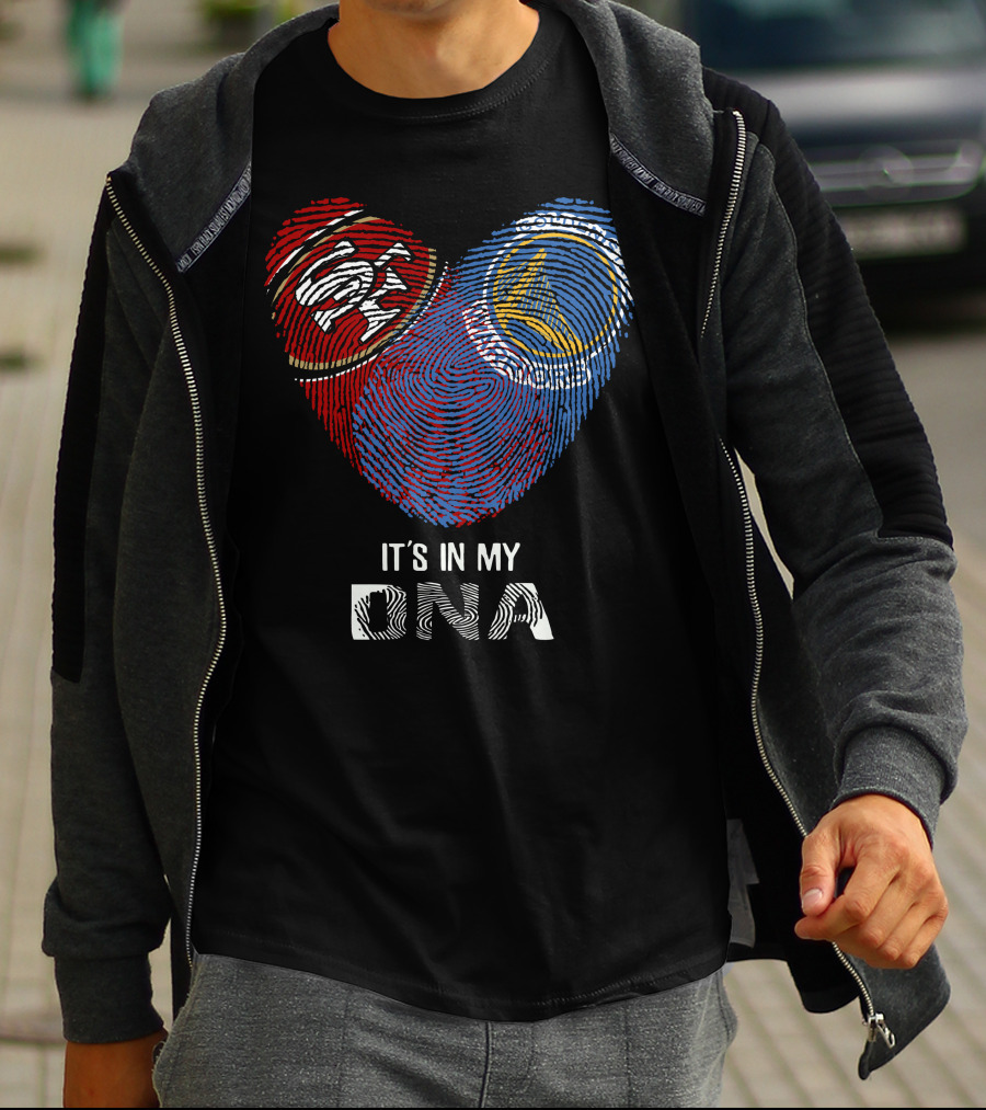 49ers Golden State Warriors It's In My DNA T-Shirt