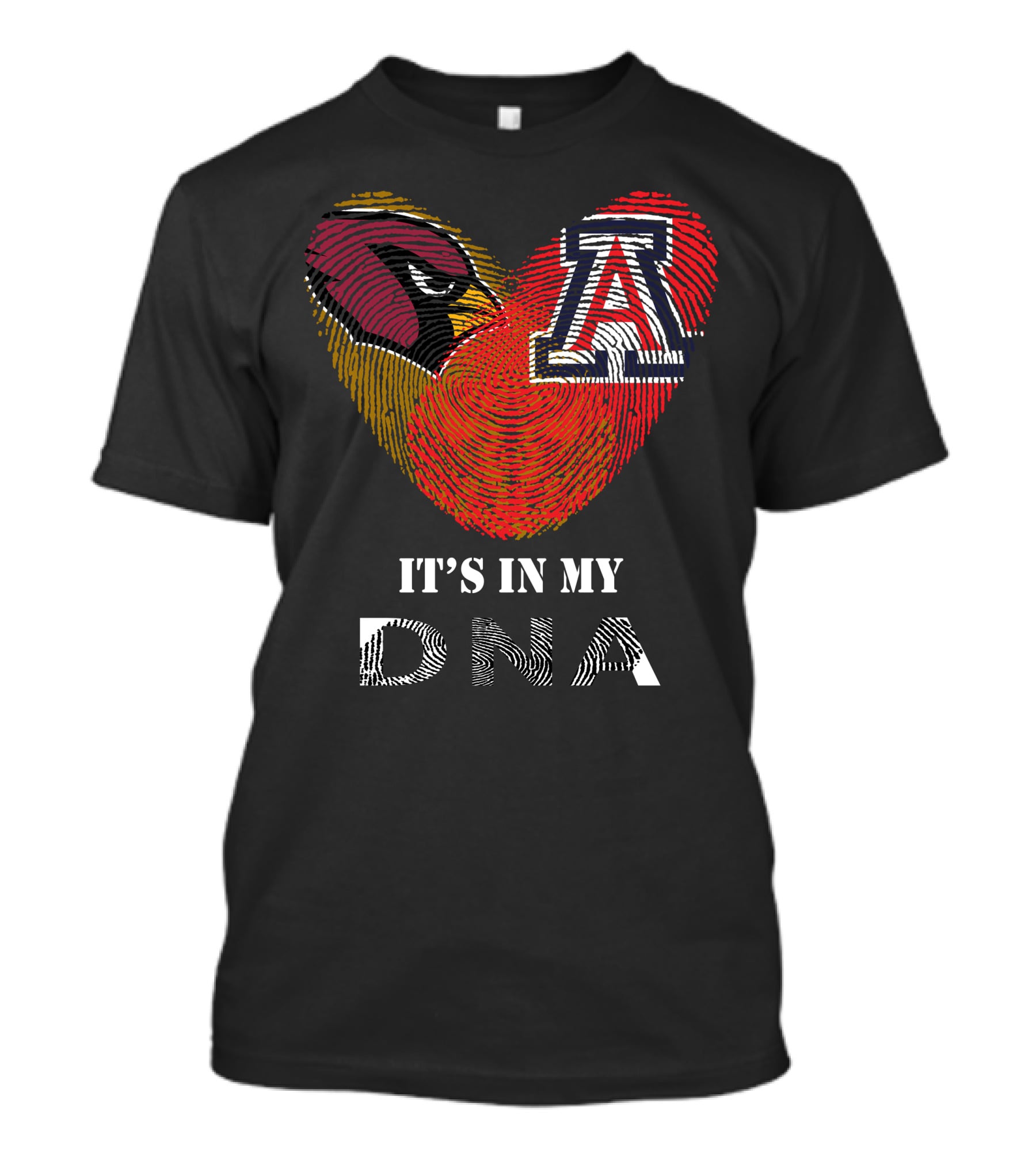 Cardinals Arizona Wildcats Heart It's In My DNA T-Shirt