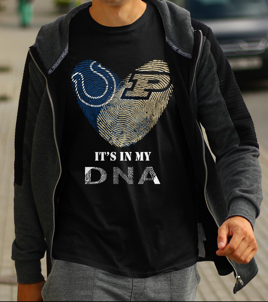Colts Purdue Heart It's In My DNA T-Shirt