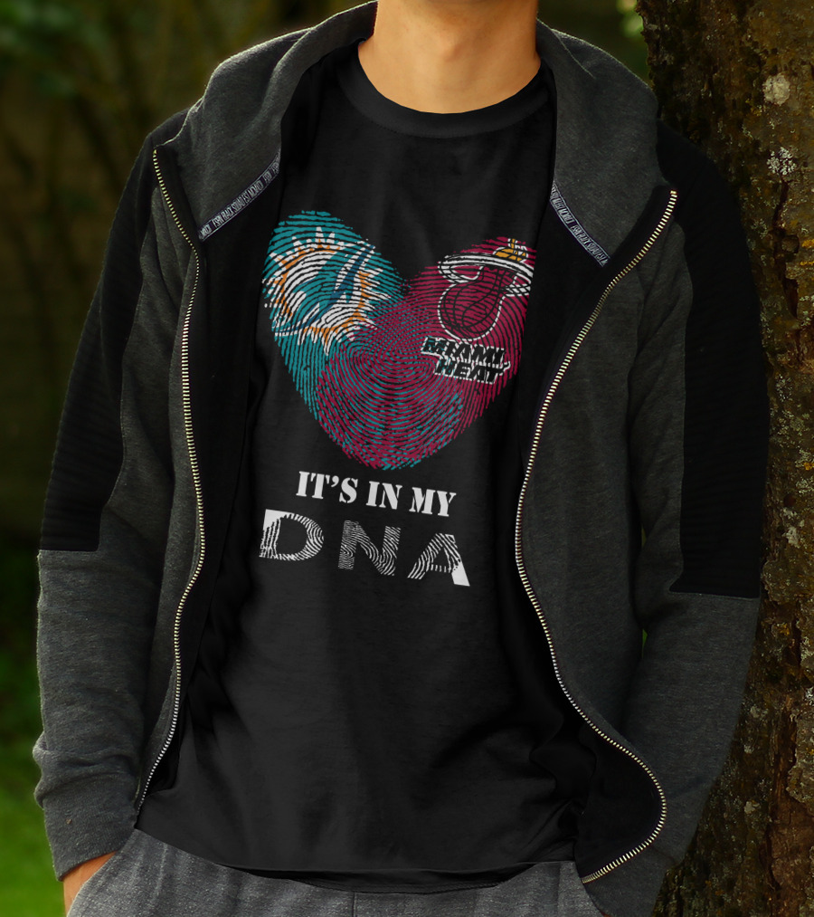 Miami Dolphins Heat It's In My DNA T-Shirt