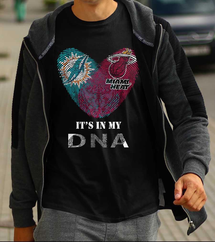 Miami Dolphins Heat It's In My DNA T-Shirt