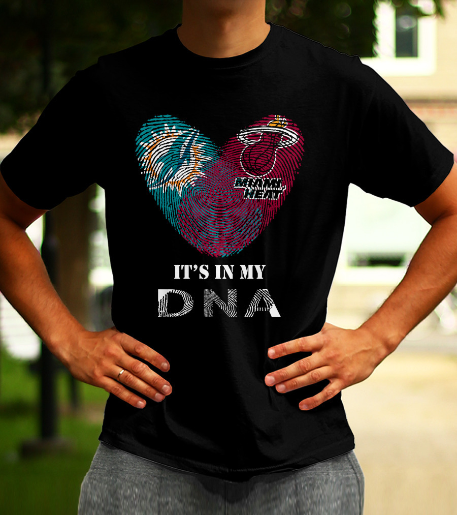 Miami Dolphins Heat It's In My DNA T-Shirt