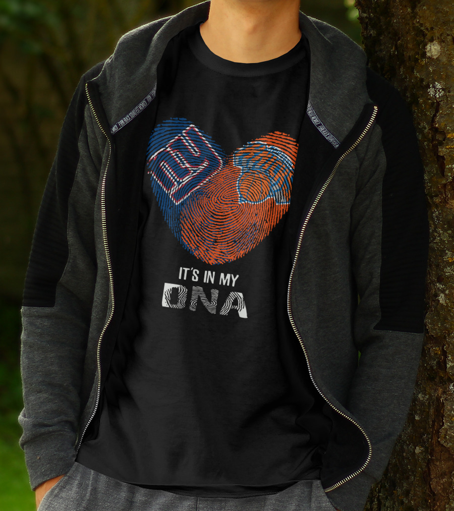 New York Giants And Knicks It's In My DNA T-Shirt