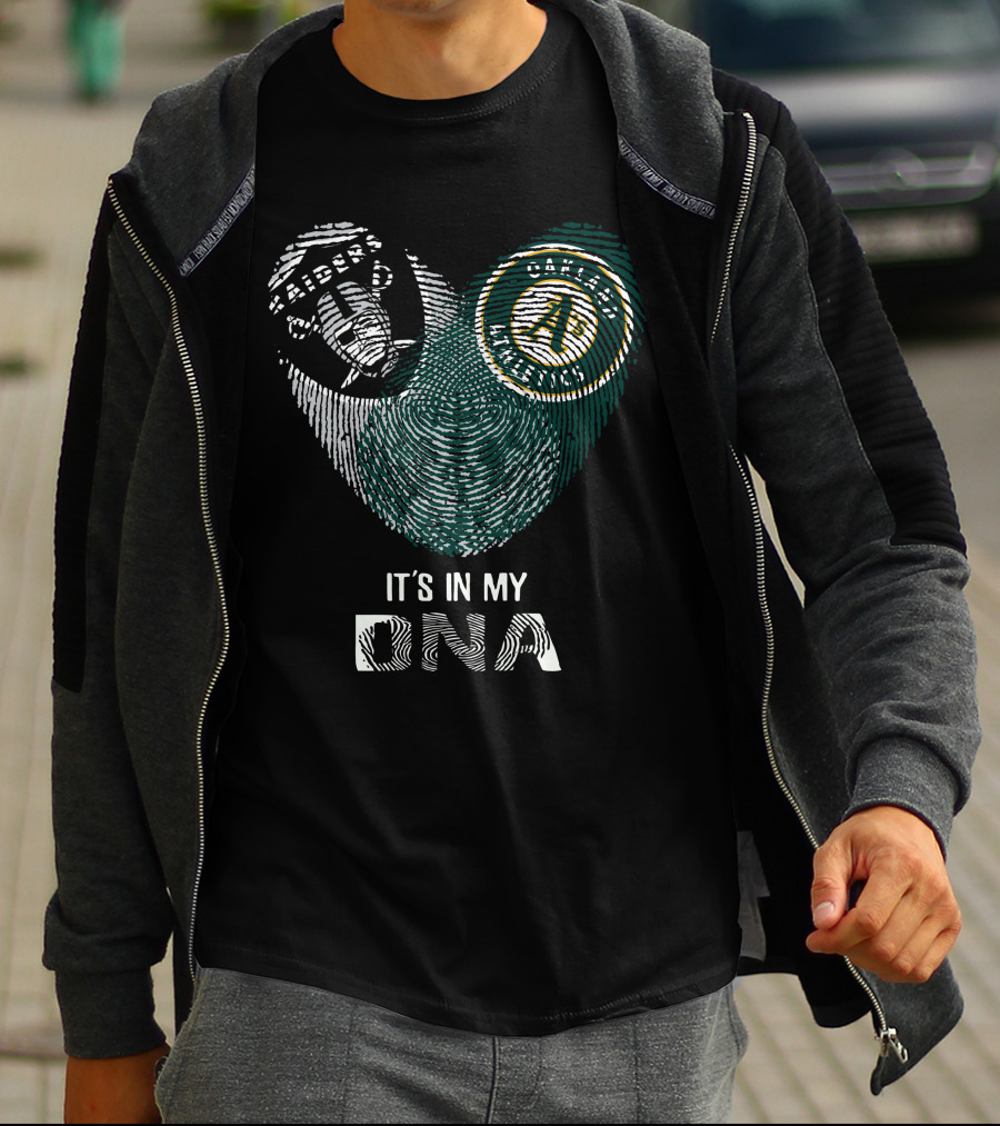 Raiders Athletics Oakland A's It's In My DNA T-Shirt