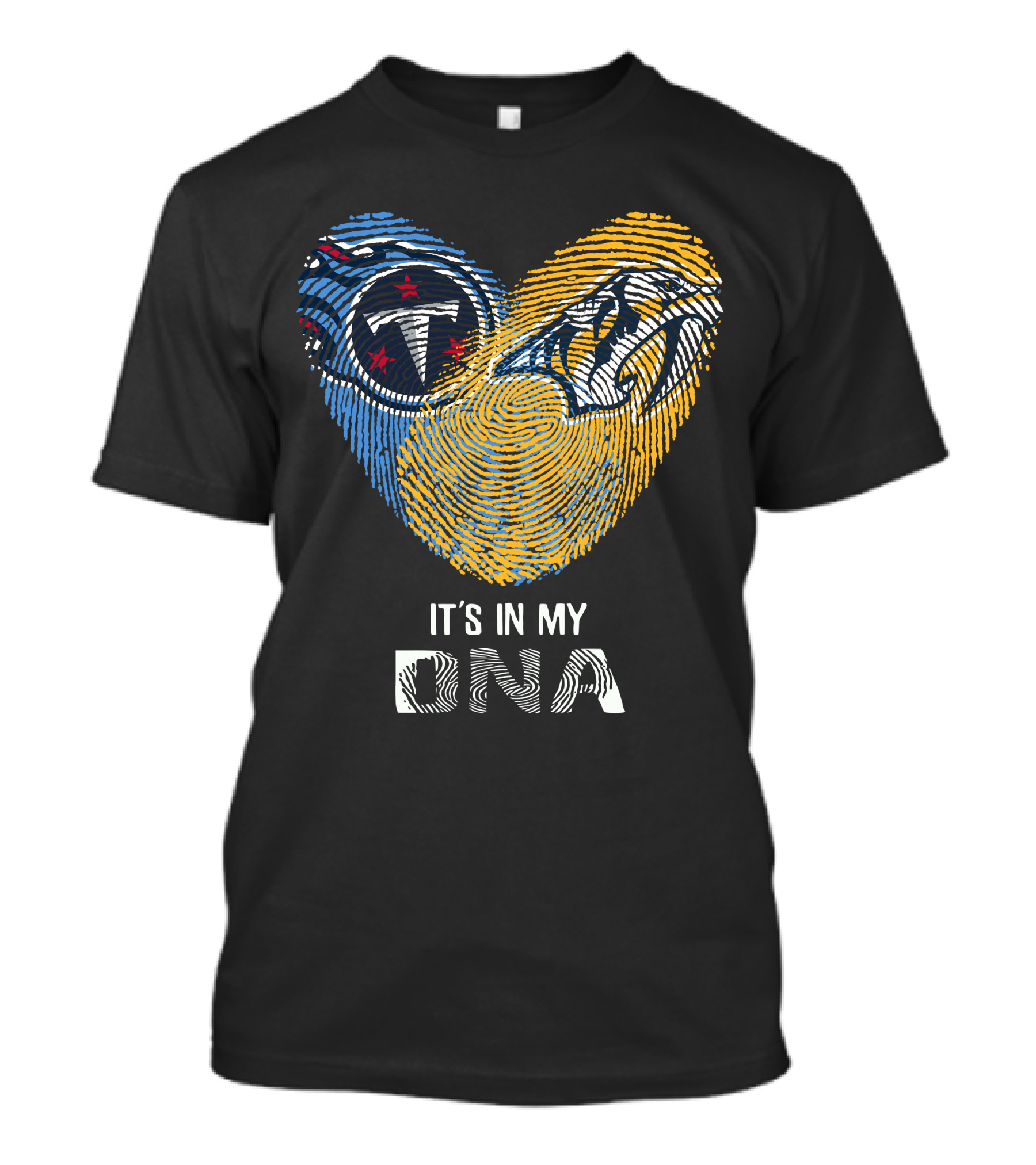 Tennessee Titans And Nashville Predators It's In My DNA T-Shirt