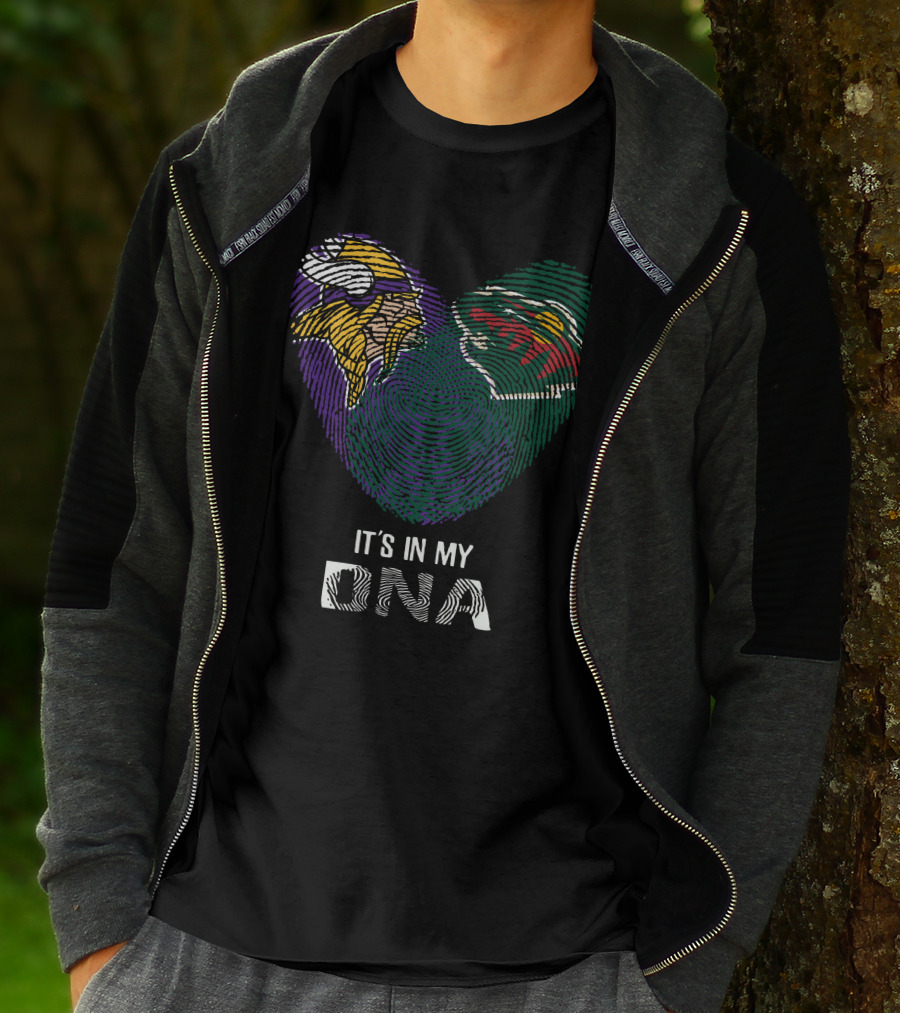Vikings Minnesota Wild It's In My DNA T-Shirt