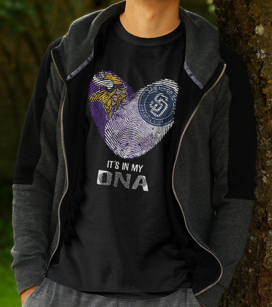 It's In My DNA Vikings San Diego Padres T-Shirt