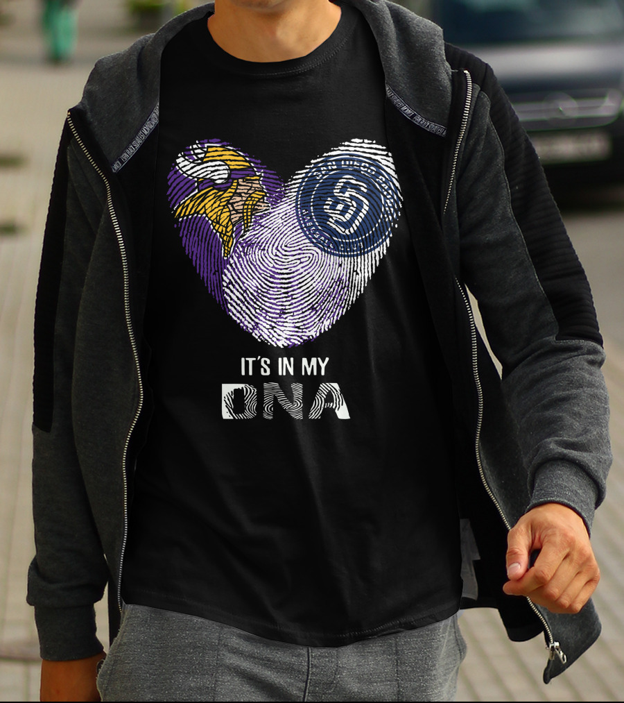 It's In My DNA Vikings San Diego Padres T-Shirt