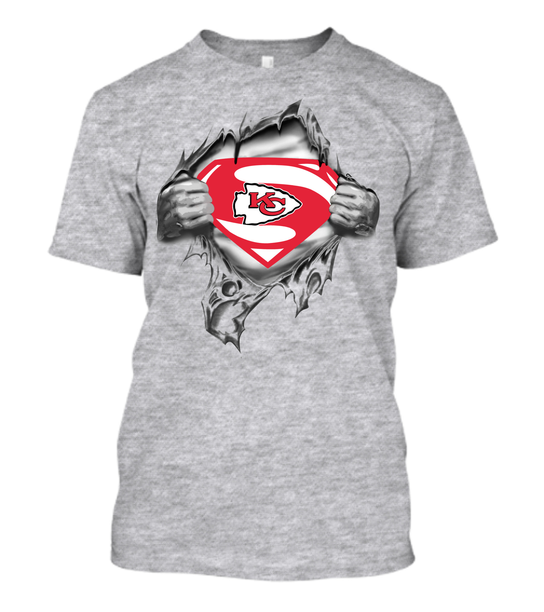Kansas City Chiefs Super Logo Breakthrough T-Shirt