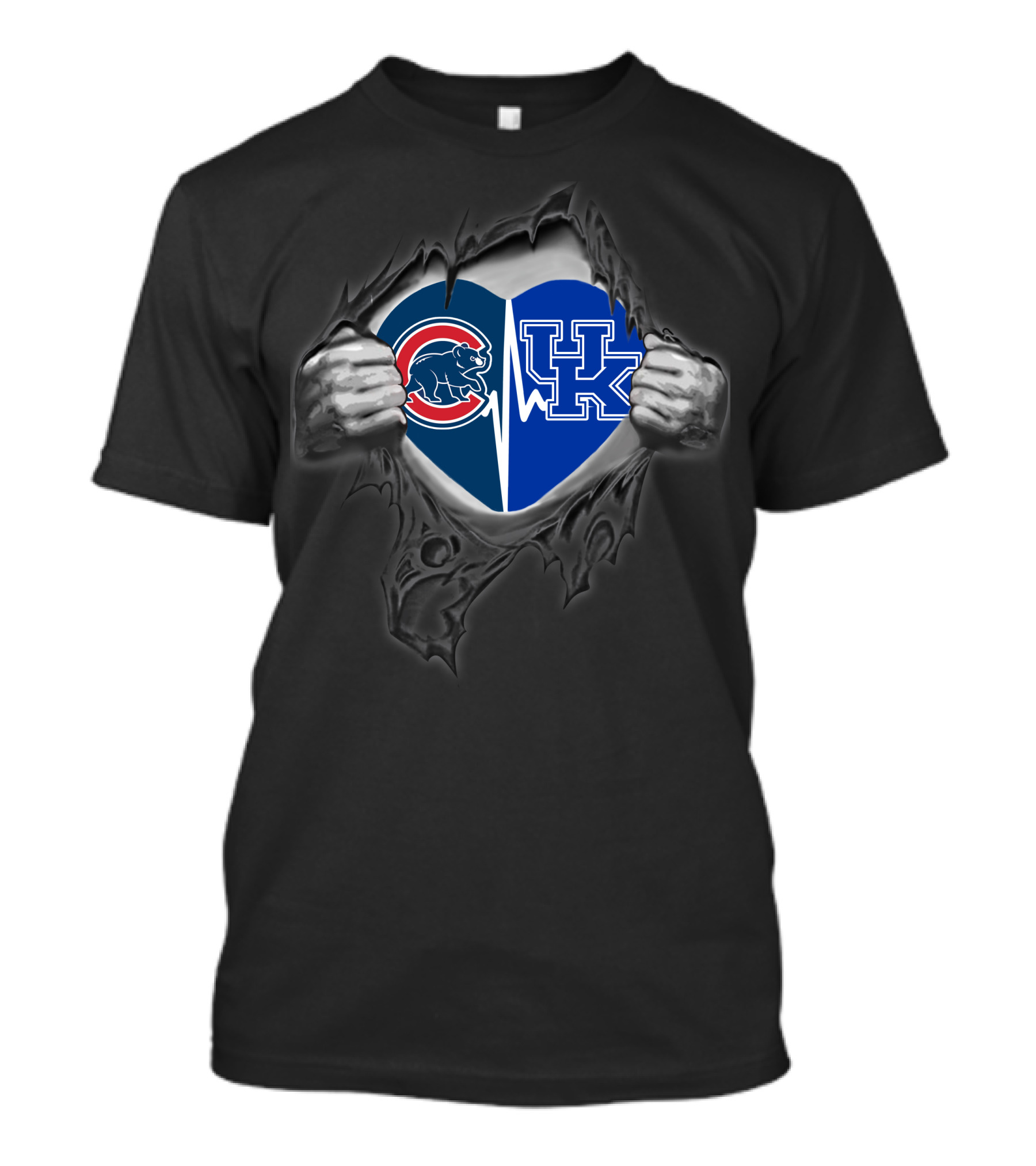 Cubs Kentucky Heartbeat Logo Integration T-Shirt