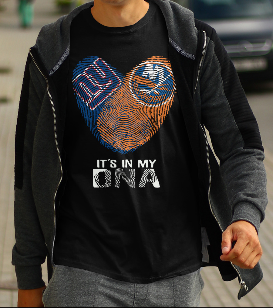 New York Giants Islanders It's In My DNA T-Shirt