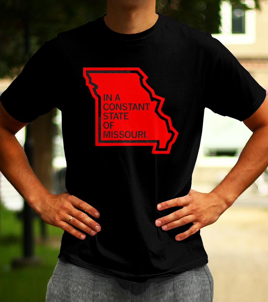 In A Constant State Of Missouri Map T-Shirt
