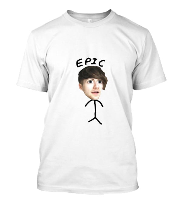 Epic Robertidk Stick Figure Character The Dumbest T-Shirt