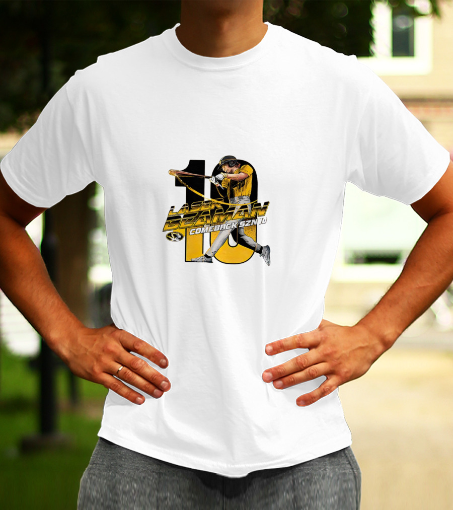 Laser Beaman Comeback SZN Missouri Baseball T-Shirt