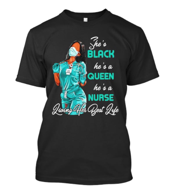 BLACK QUEEN NURSE Doing Her Thing T-Shirt