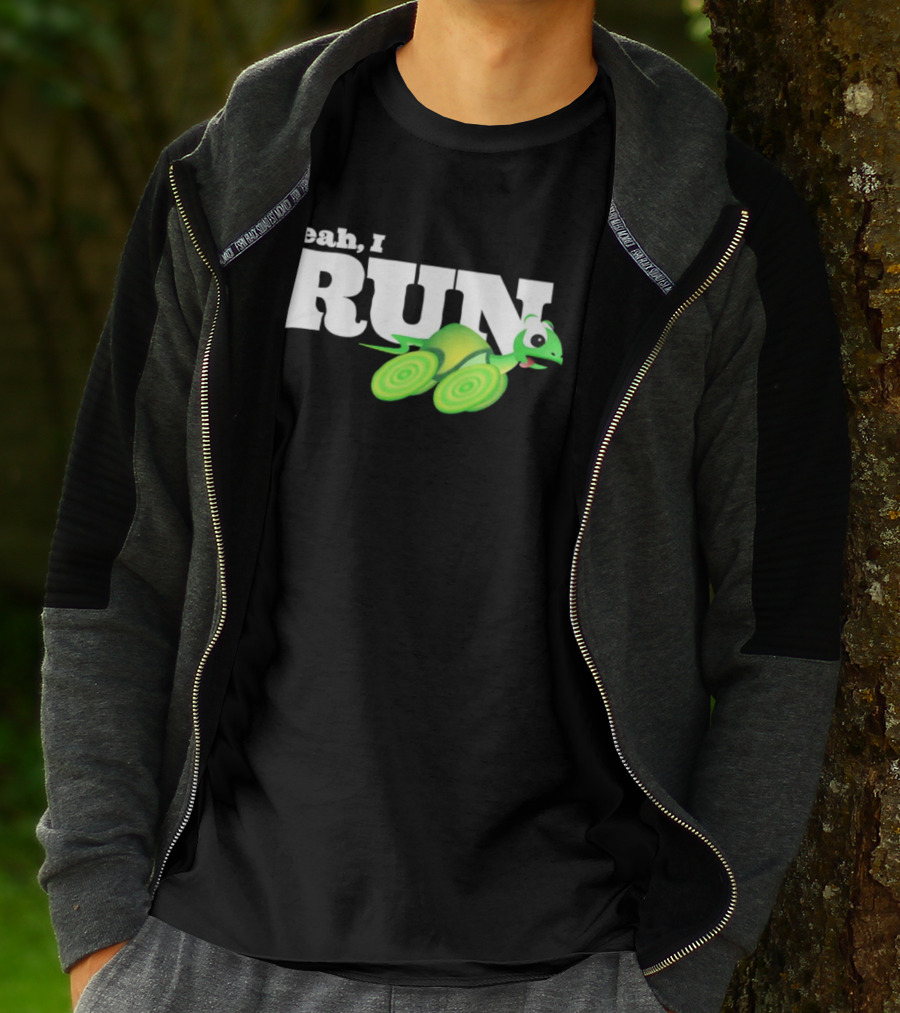 Turtle Yeah I Run Racing Green Run T-Shirt