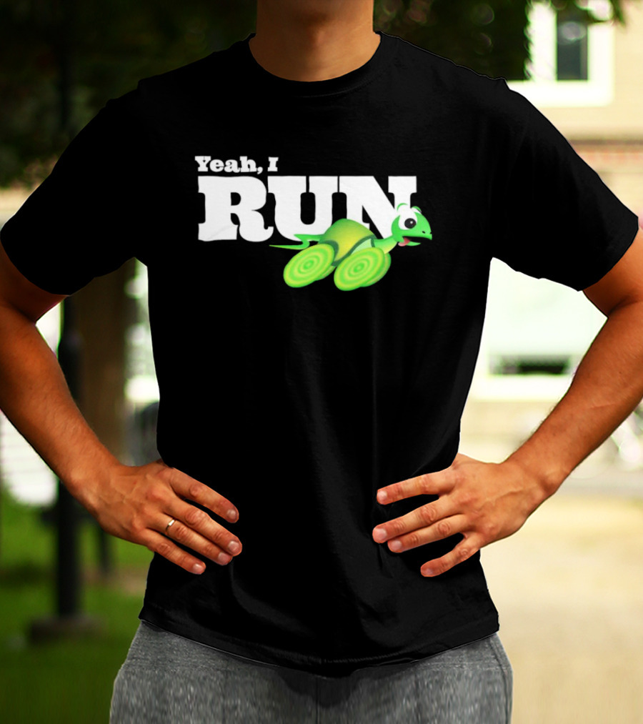 Turtle Yeah I Run Racing Green Run T-Shirt