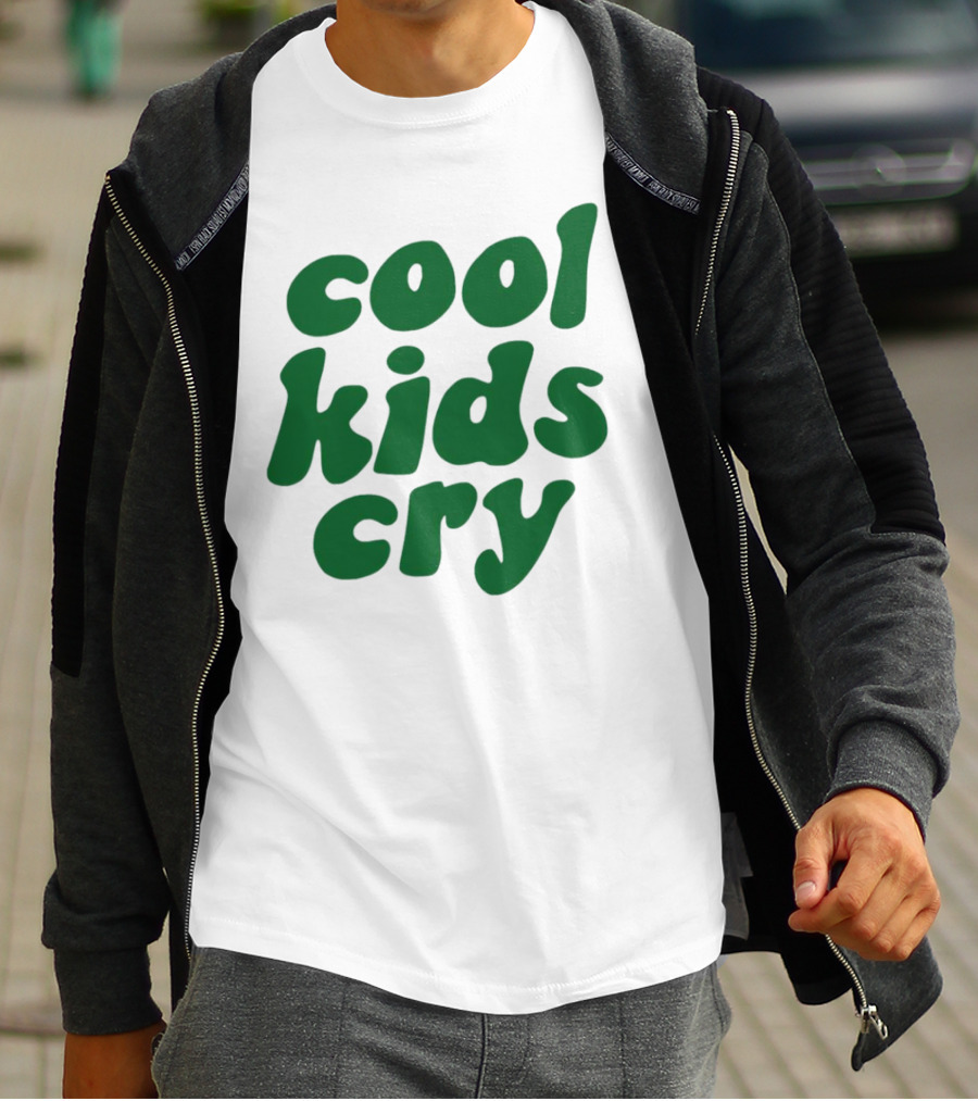 Cool Kids Cry Retro Green T-Shirt