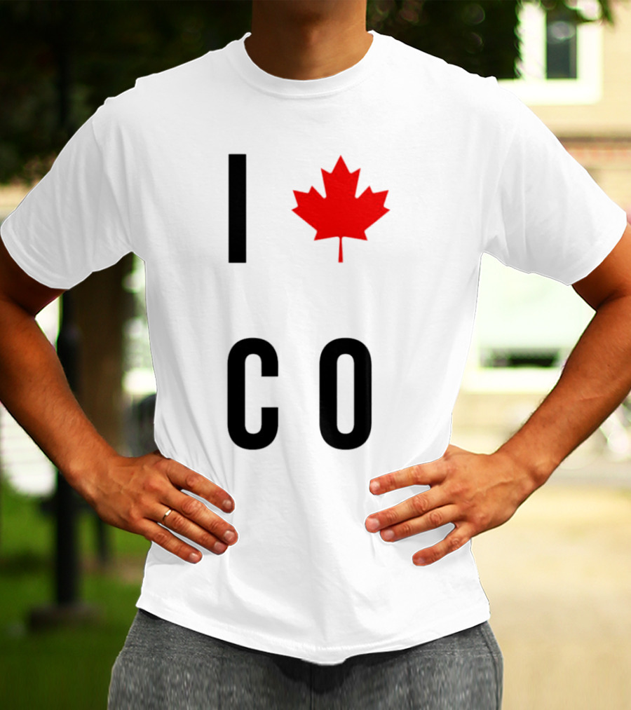 I Love Colorado Maple Leaf Co T-Shirt