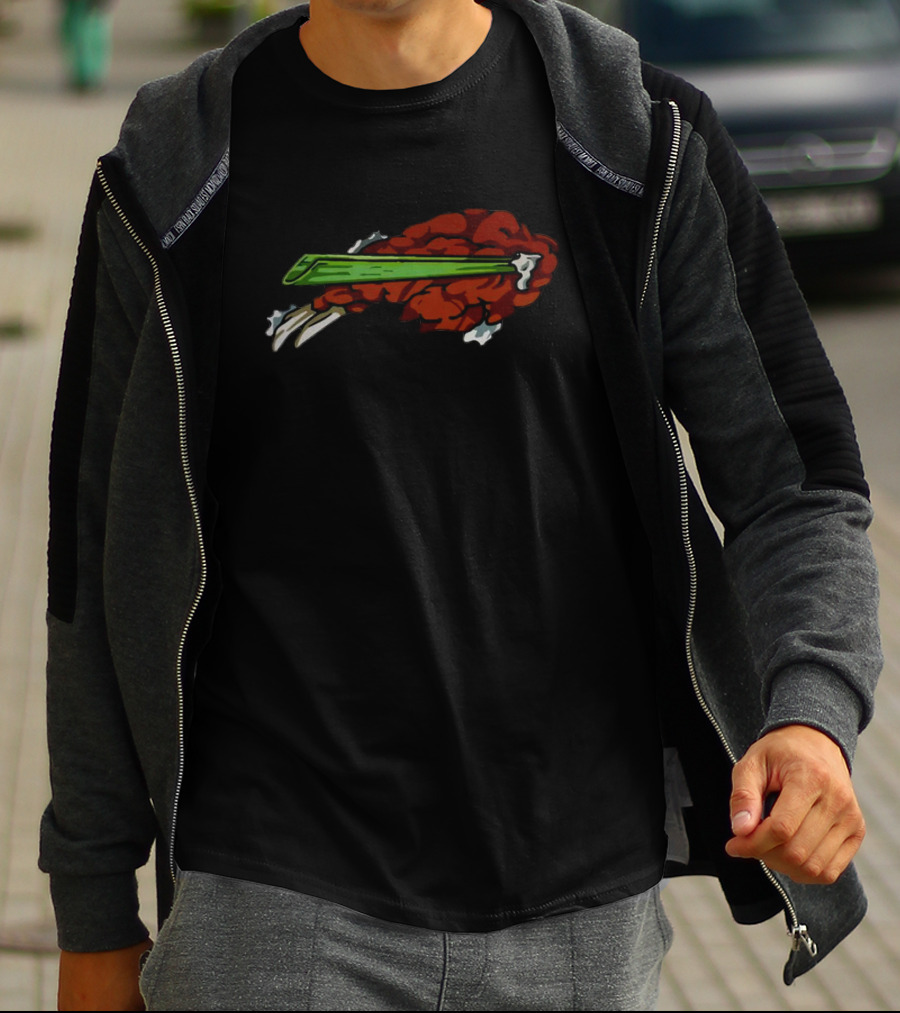 Buffalo Bills Chicken Wing Celery Football Fusion T-Shirt