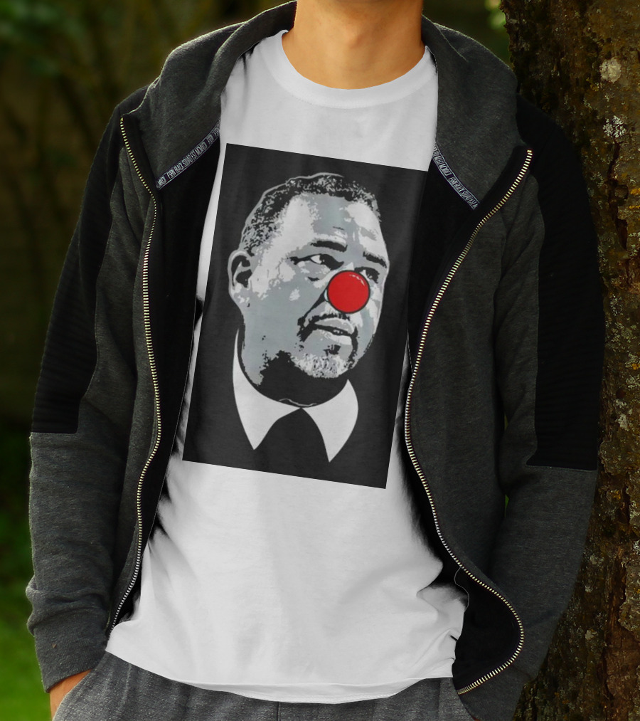 Ed Cooley Clown Red Nose Caricature T-Shirt