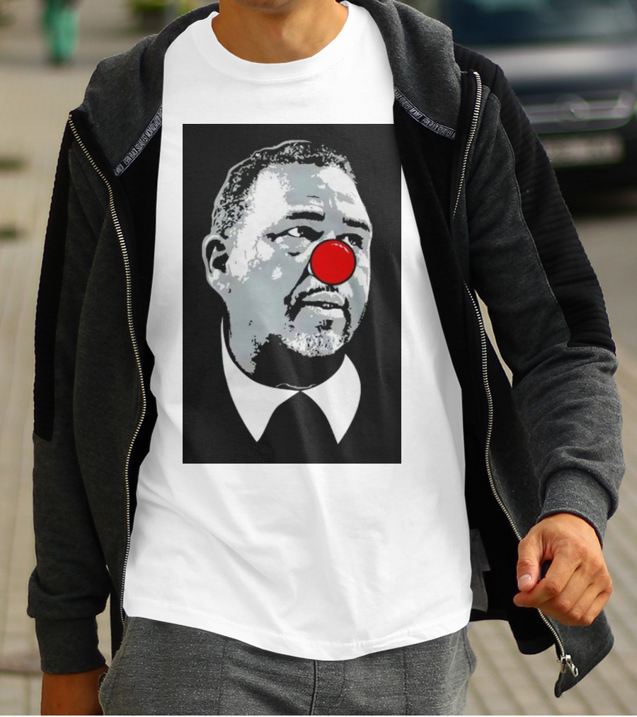 Ed Cooley Clown Red Nose Caricature T-Shirt