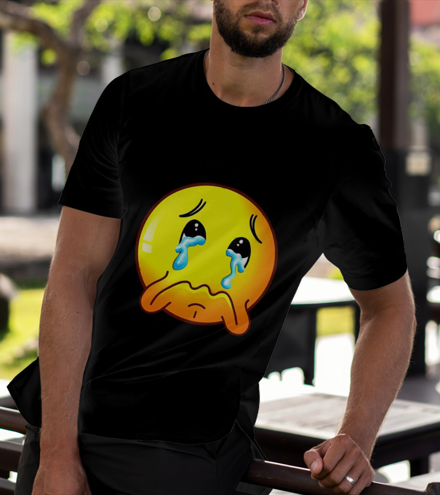 Ginger Sad Crying Emoji T-Shirt