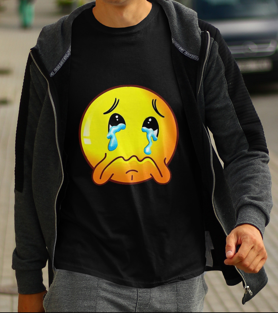 Ginger Sad Crying Emoji T-Shirt