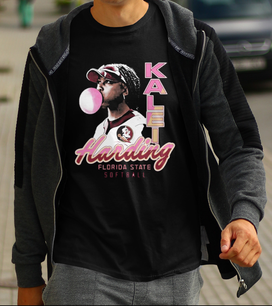 Kalei Harding Florida State Softball Bubblegum Pop T-Shirt