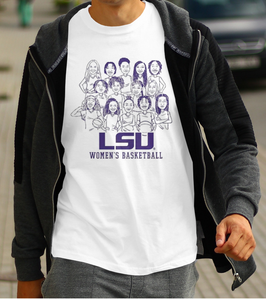 LSU Women's Basketball Team NIL T-Shirt
