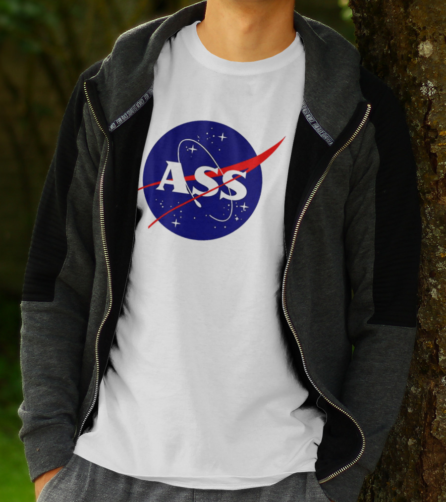 Nasa Ass Logo Space T-Shirt