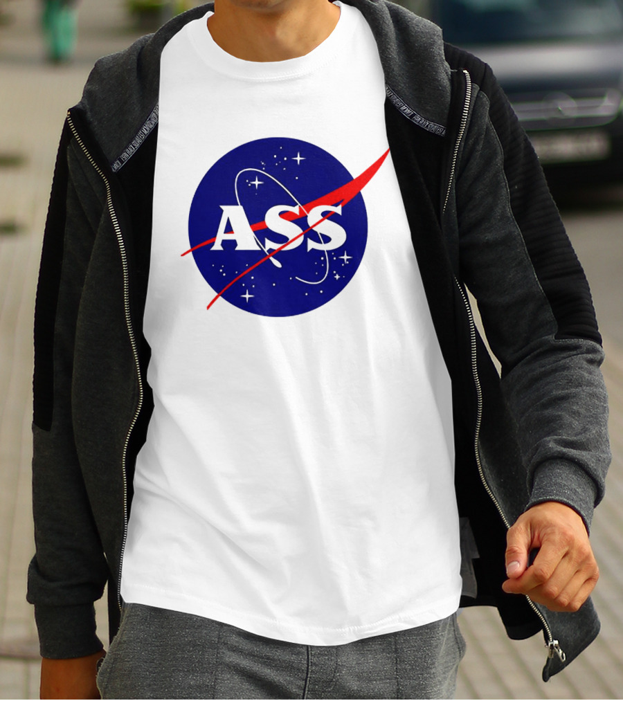 Nasa Ass Logo Space T-Shirt