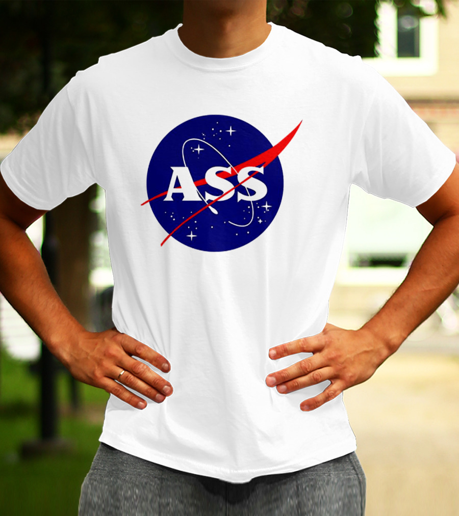 Nasa Ass Logo Space T-Shirt