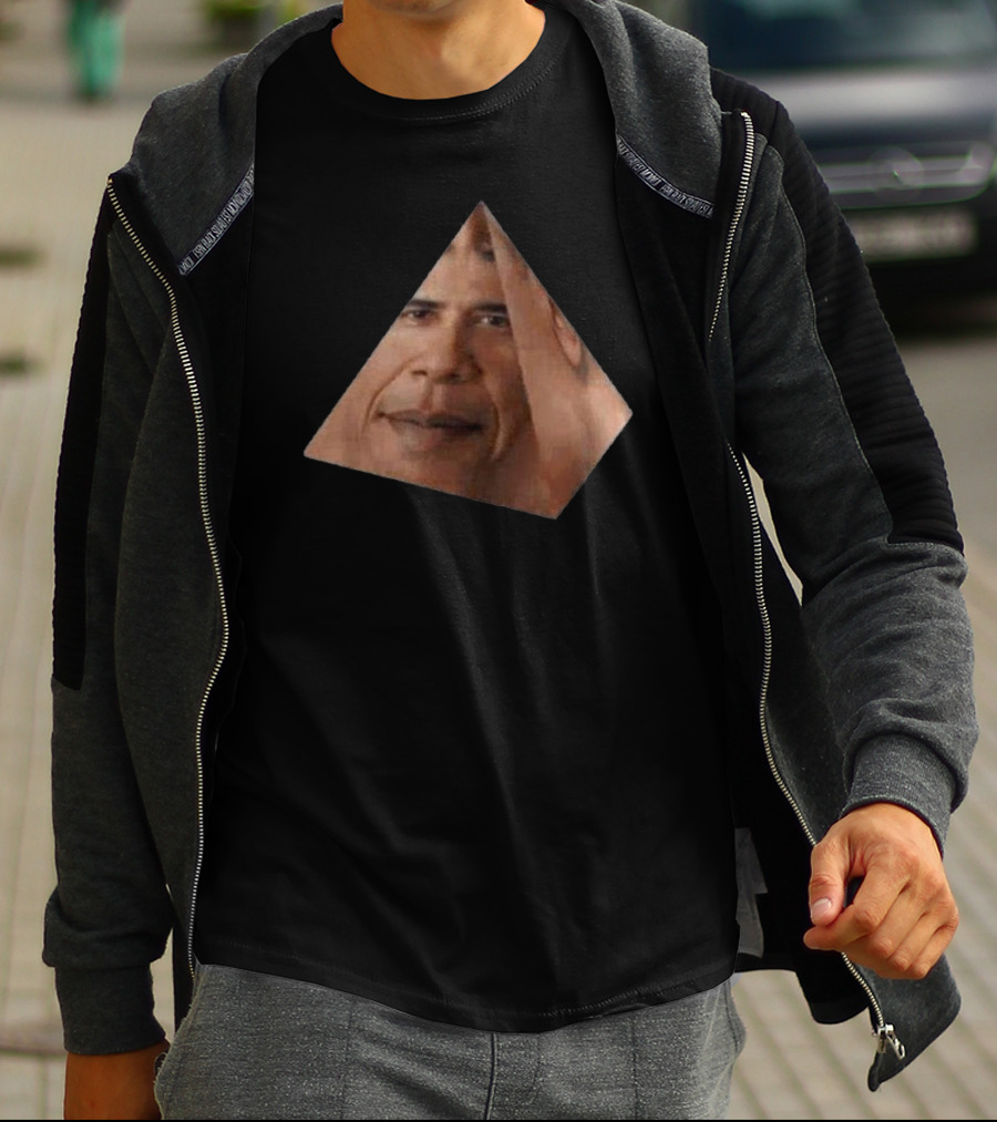 Obama Obamium Pyramid Face T-Shirt