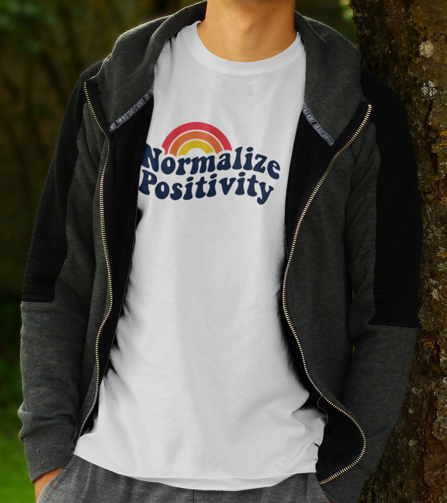 Normalize Positivity Rainbow Bright T-Shirt
