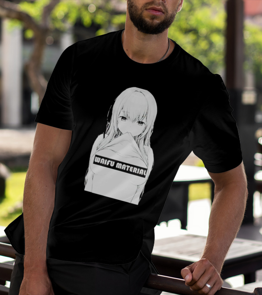 Waifu Material Anime Girl Manga T-Shirt