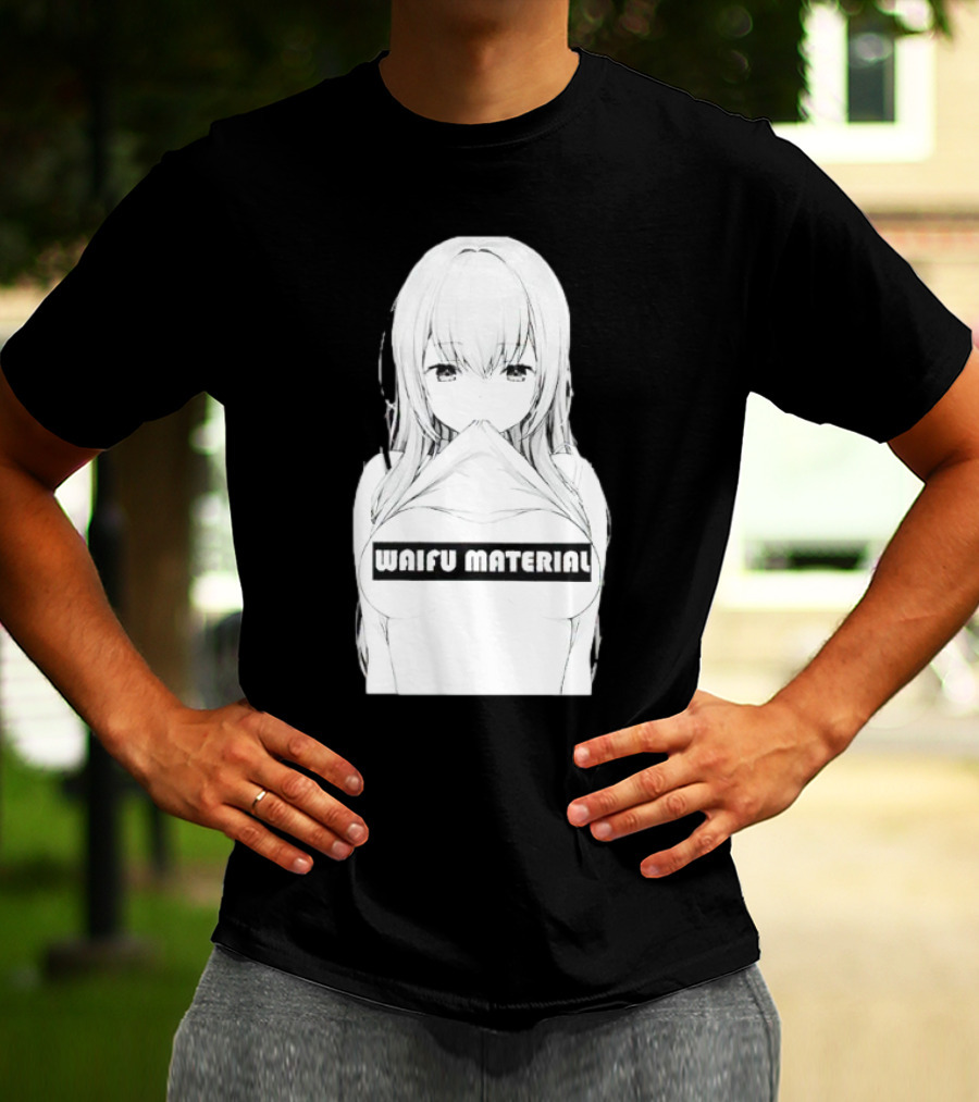 Waifu Material Anime Girl Manga T-Shirt